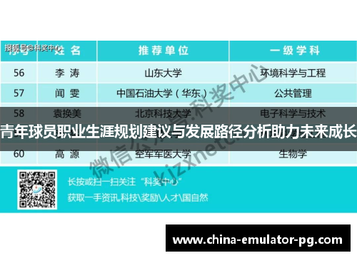 青年球员职业生涯规划建议与发展路径分析助力未来成长 青年球员职业生涯规划建议与发展路径分析助力未来成长