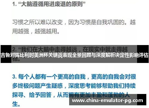 吉鲁对阵比利时美洲杯关键战表现全景回顾与深度解析决定性影响评估